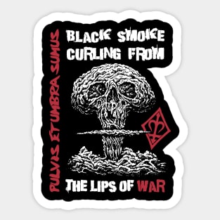 Lips Of War 2 Sticker